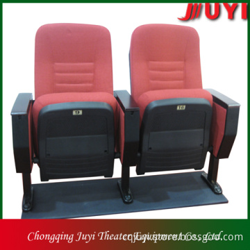JY-612 China pirce conference chair with write pad folding wooden writing table chair
